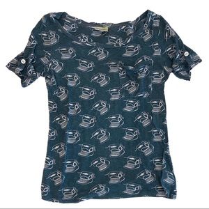Typewriter Print Tee from Anthropologie